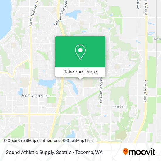 Sound Athletic Supply map