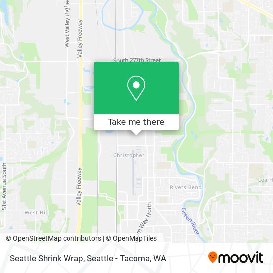 Seattle Shrink Wrap map