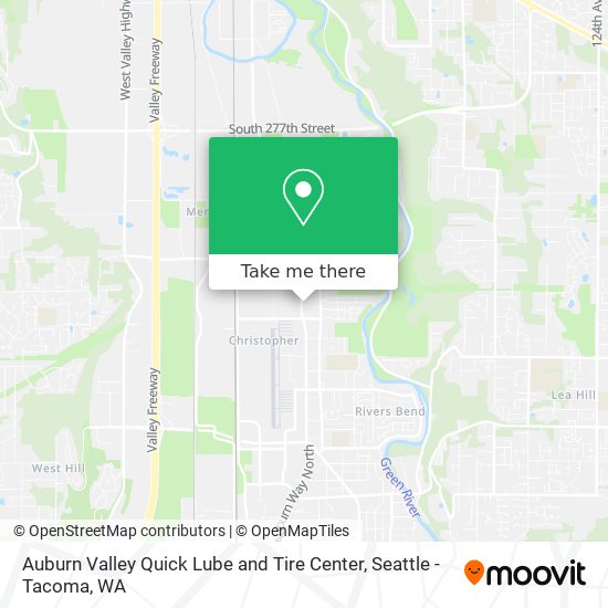 Auburn Valley Quick Lube and Tire Center map
