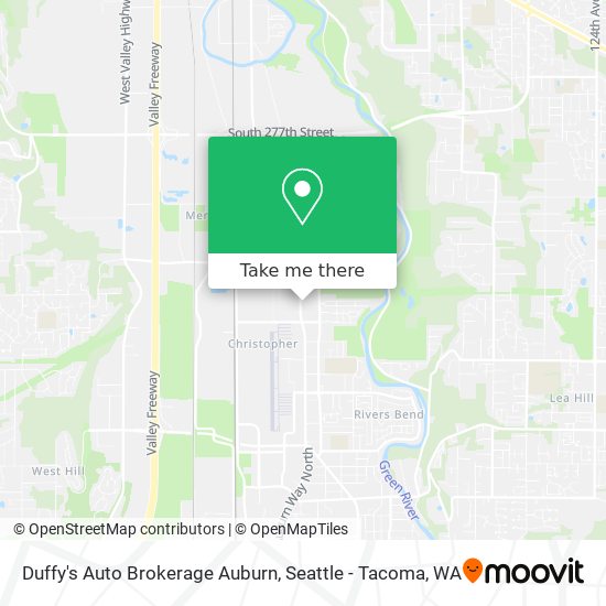 Duffy's Auto Brokerage Auburn map