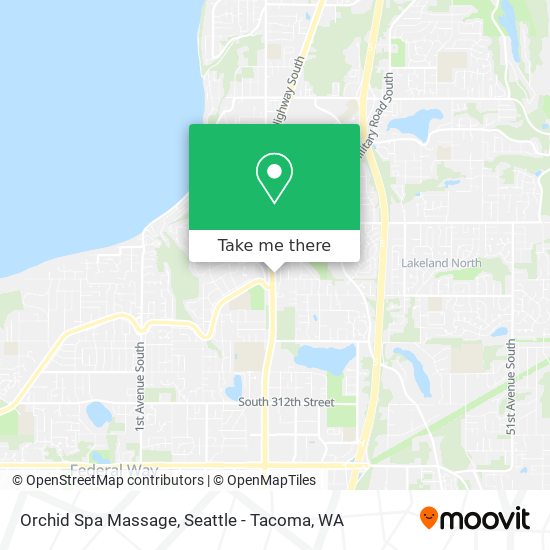 Orchid Spa Massage map