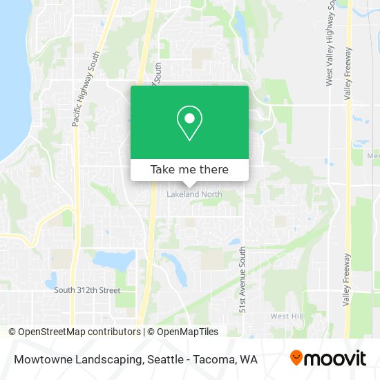 Mowtowne Landscaping map