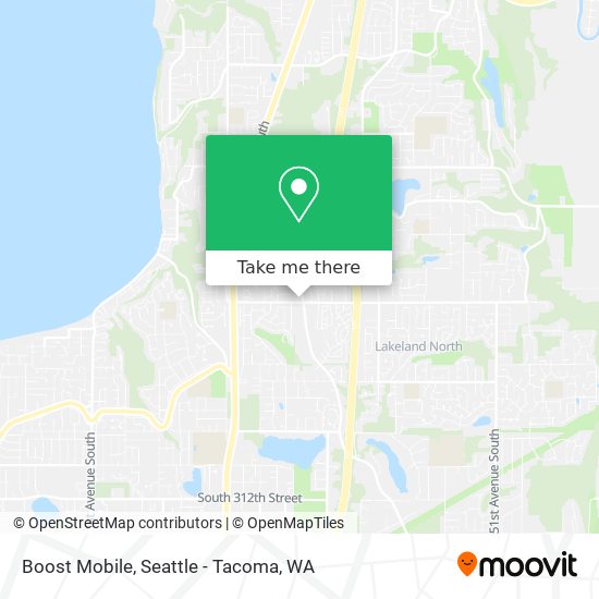 Boost Mobile map