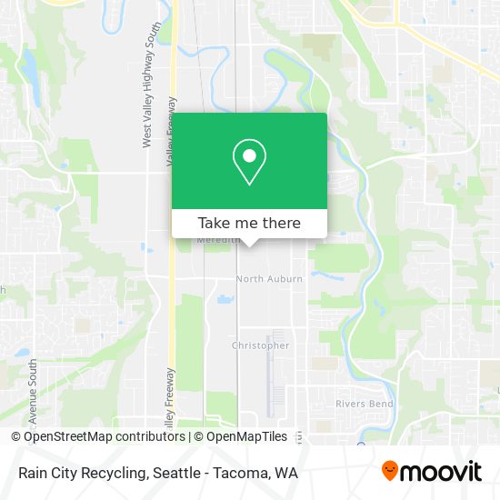 Rain City Recycling map