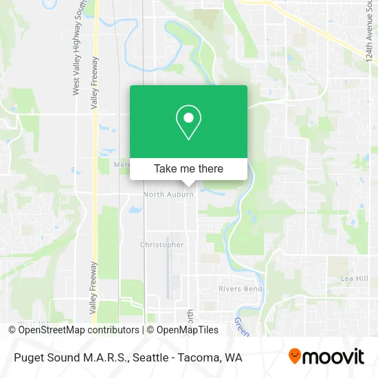 Mapa de Puget Sound M.A.R.S.