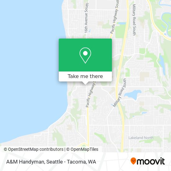 Mapa de A&M Handyman