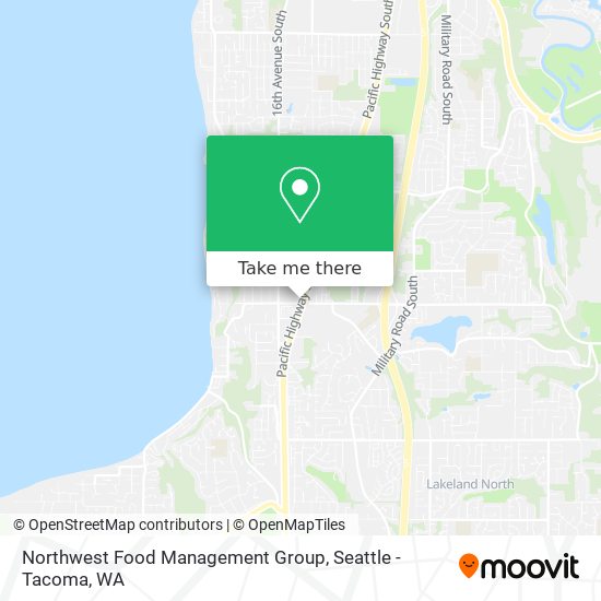 Mapa de Northwest Food Management Group