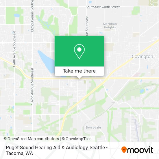 Mapa de Puget Sound Hearing Aid & Audiology