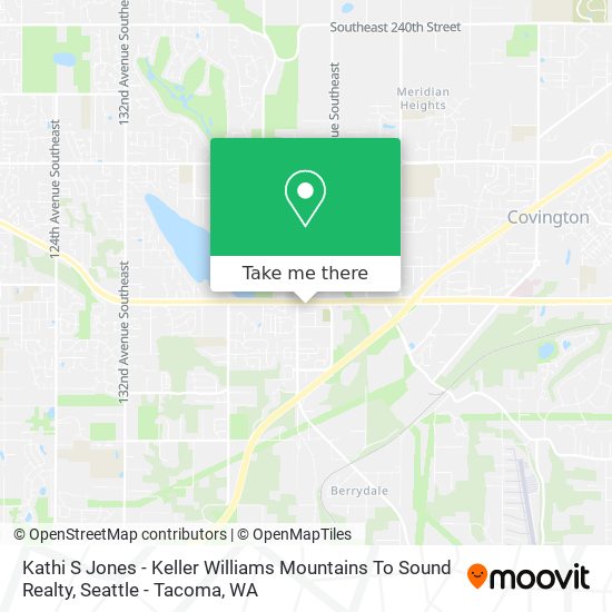 Mapa de Kathi S Jones - Keller Williams Mountains To Sound Realty