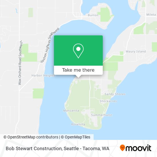 Bob Stewart Construction map