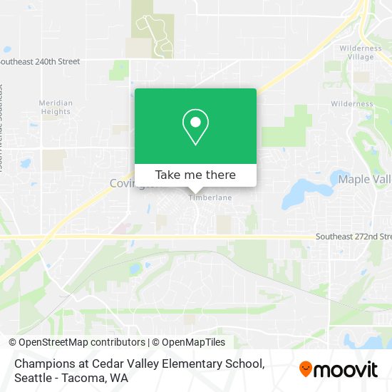 Champions at Cedar Valley Elementary School map