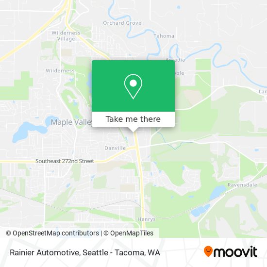 Rainier Automotive map