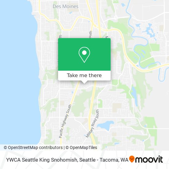 Mapa de YWCA Seattle King Snohomish