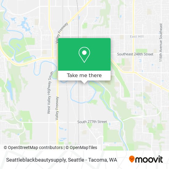 Mapa de Seattleblackbeautysupply