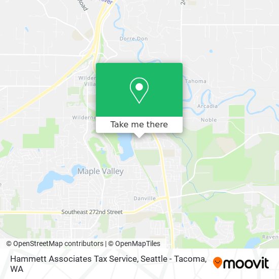 Hammett Associates Tax Service map