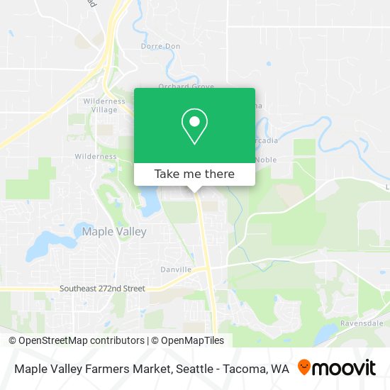 Mapa de Maple Valley Farmers Market