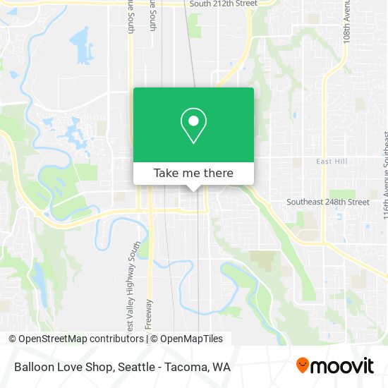 Balloon Love Shop map