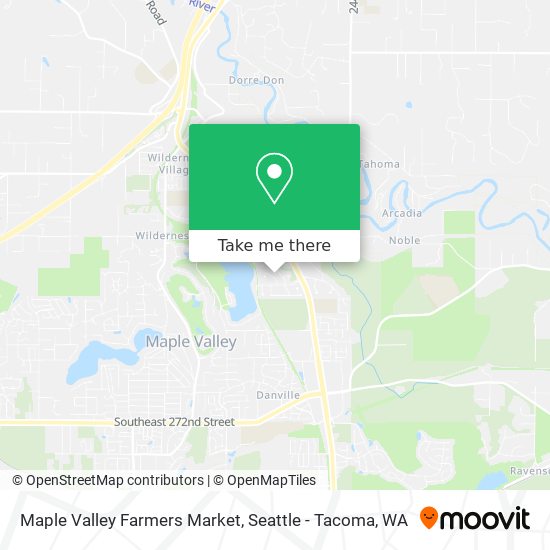 Maple Valley Farmers Market map