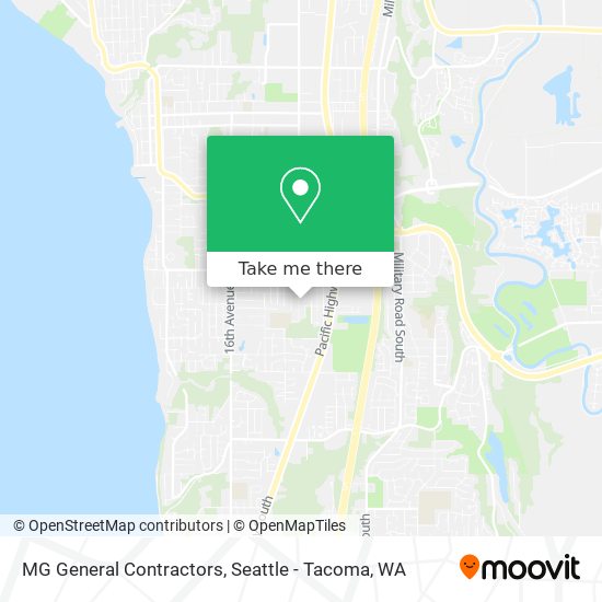 MG General Contractors map