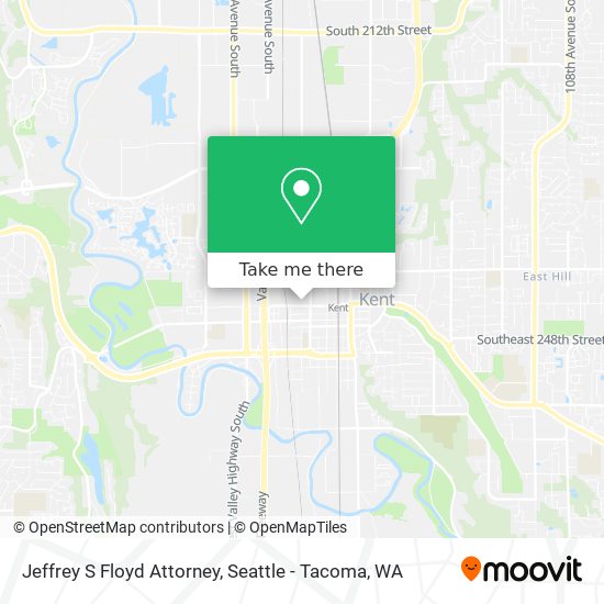 Jeffrey S Floyd Attorney map