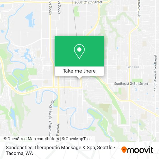 Sandcastles Therapeutic Massage & Spa map