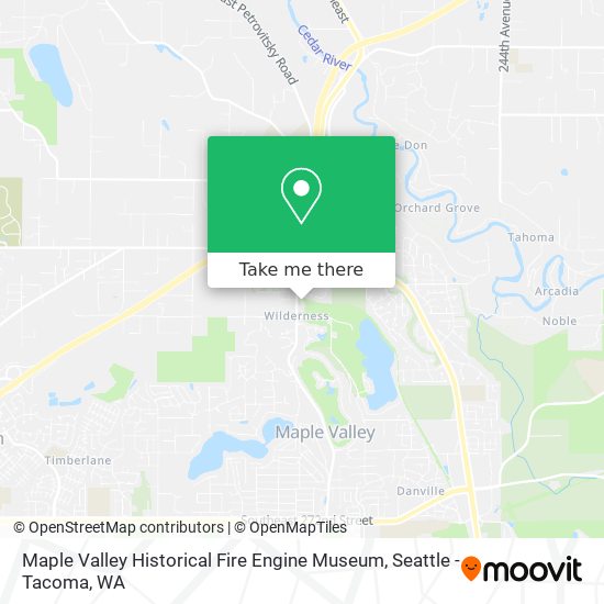 Maple Valley Historical Fire Engine Museum map