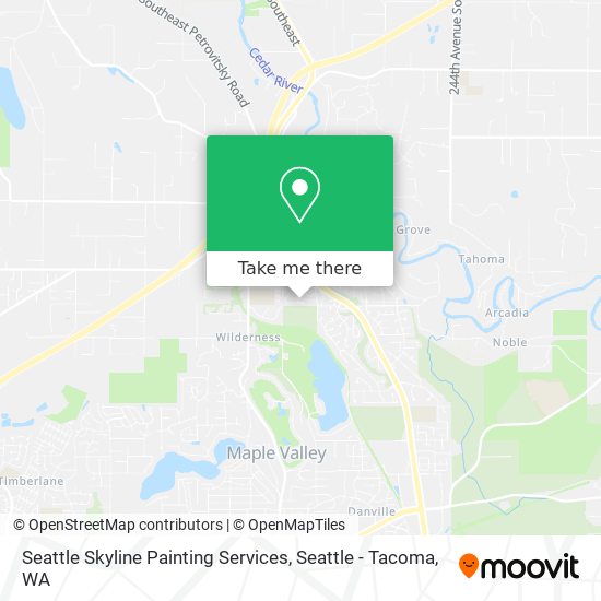 Seattle Skyline Painting Services map