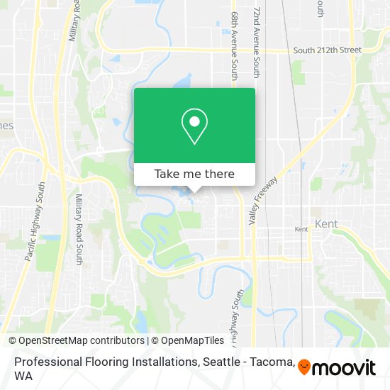 Professional Flooring Installations map