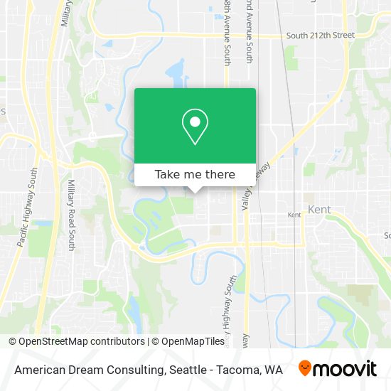 American Dream Consulting map