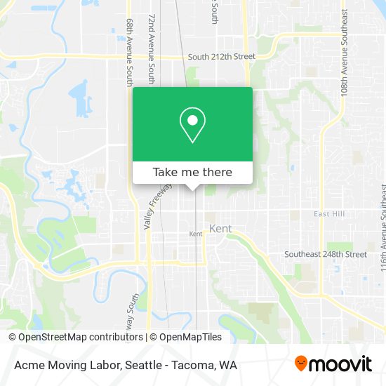 Mapa de Acme Moving Labor
