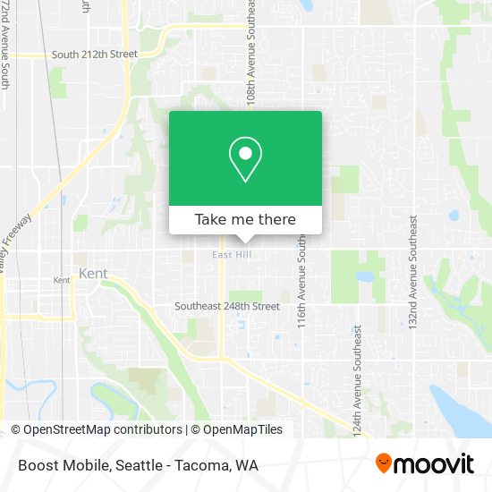 Boost Mobile map