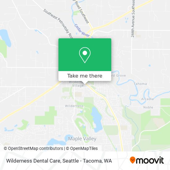 Wilderness Dental Care map
