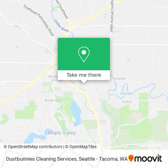 Mapa de Dustbunnies Cleaning Services