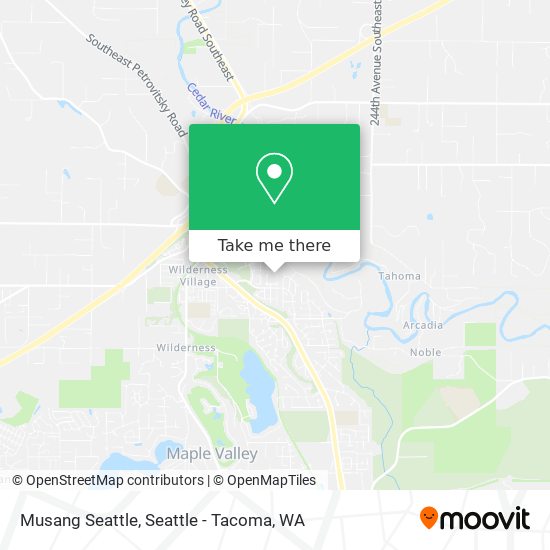 Musang Seattle map