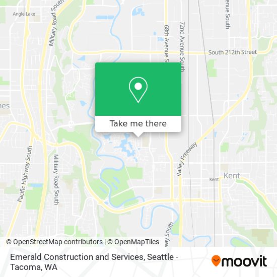 Emerald Construction and Services map