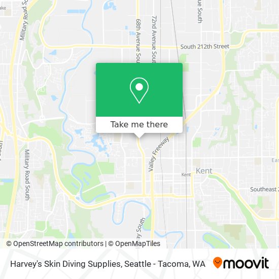 Harvey's Skin Diving Supplies map