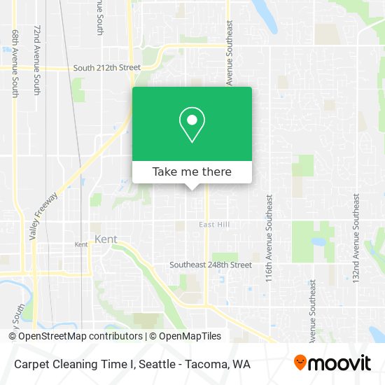 Carpet Cleaning Time I map