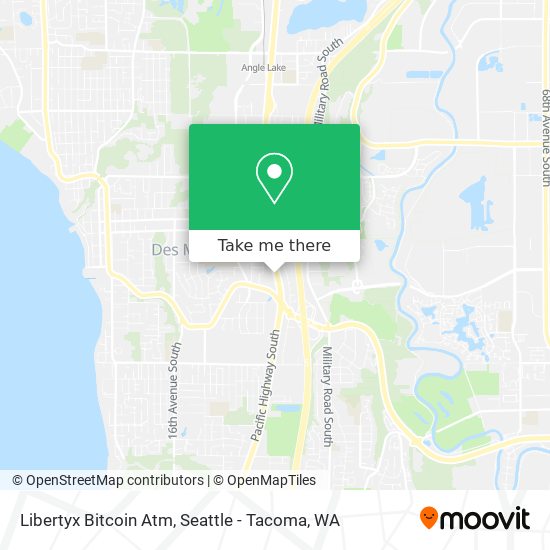 Mapa de Libertyx Bitcoin Atm