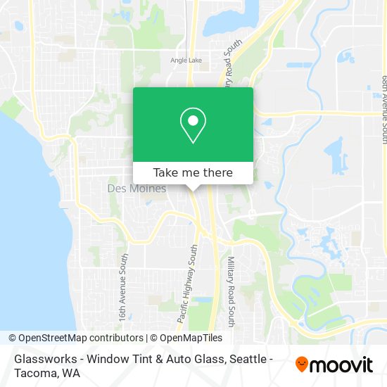 Mapa de Glassworks - Window Tint & Auto Glass
