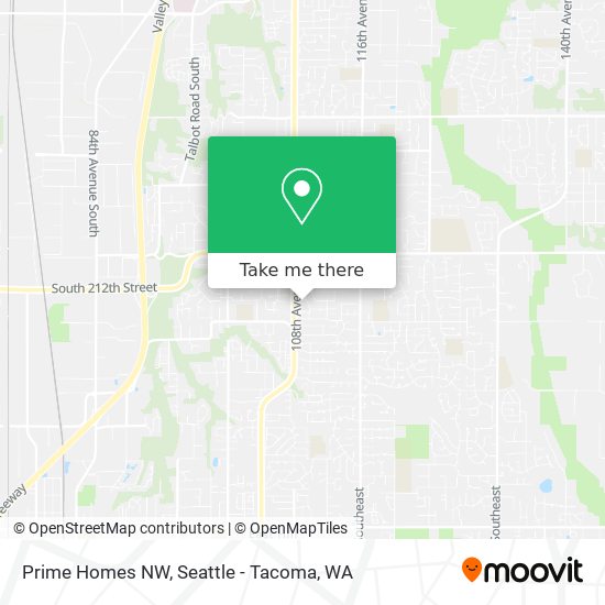 Prime Homes NW map