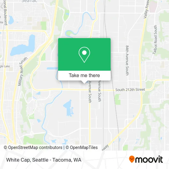 White Cap map