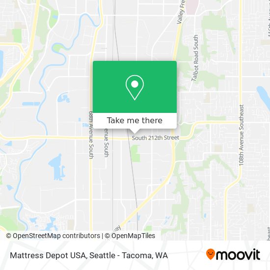 Mattress Depot USA map