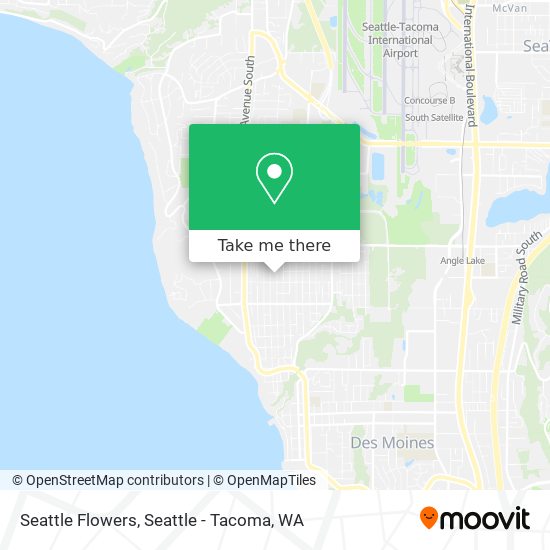 Seattle Flowers map
