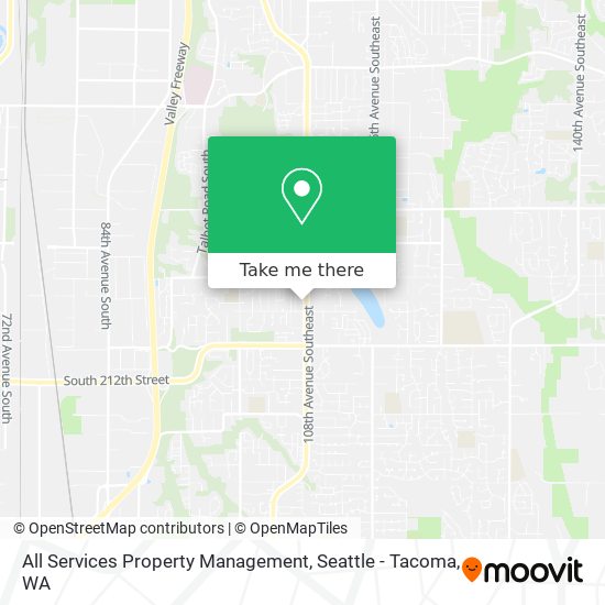 All Services Property Management map