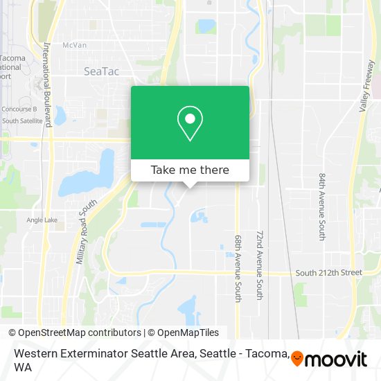 Mapa de Western Exterminator Seattle Area