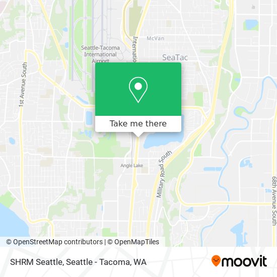 Mapa de SHRM Seattle