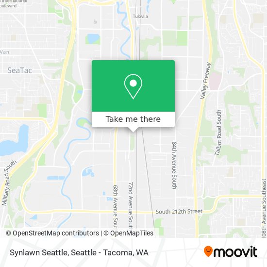 Mapa de Synlawn Seattle