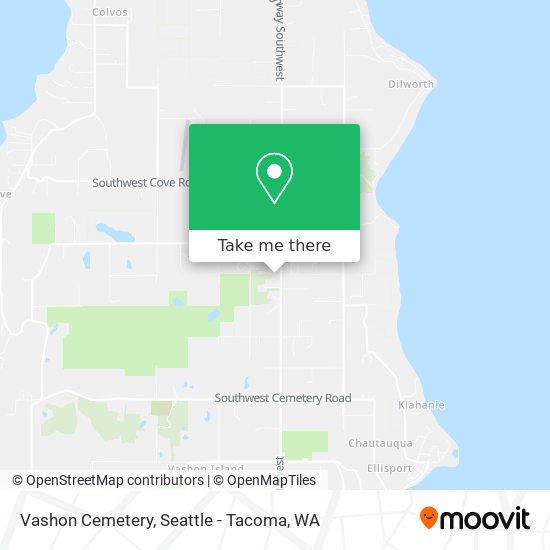 Vashon Cemetery map