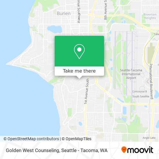 Golden West Counseling map