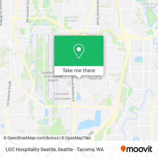 LGC Hospitality Seattle map